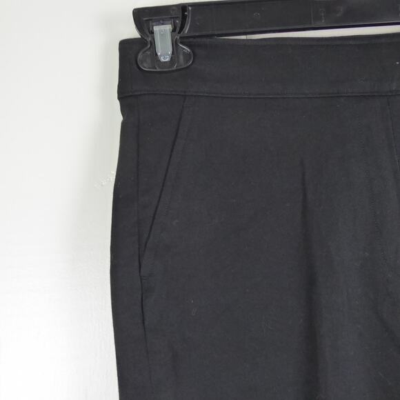 Spanx Pants Womens SZ M Pleated Front Tapered Leg Business Casual Ankle Crop - Picture 2 of 11
